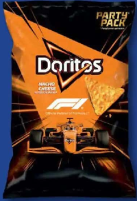 Doritos Nacho Cheese Snacks din porumb, cu gust de brânză 160g