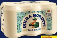 Birra Moretti Sale di Mare Bere blondă 6 x 0,33 L