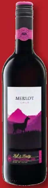 VALLE CENTRAL Chile Merlot Vin roșu sec 0,75 L