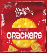Snack Day Biscuiți Crackers cu sare 300 g