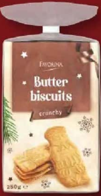 FAVORINA Biscuiți Speculatius cu unt 250 g
