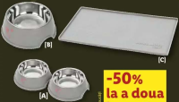 MAX & MILA'S WORLD Castron / Covoraș pentru animale 1 buc. / 1 set