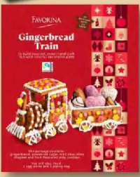 FAVORINA Kit turtă dulce trenuleț / căsuță cu jeleuri / drajeuri 1035 g