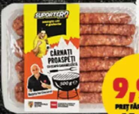 Suportero Cârnați subțiri cu ceapă caramelizată 500 g