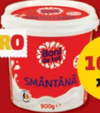 Boni de tot Smântână 20% grăsime 900 g