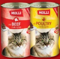 Molli Hrană umedă pentru pisici diverse sortimente 415 g