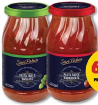 San Fabio SOS PASTE arrabbiata / busuioc 420 g