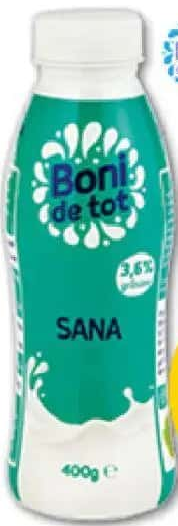 Boni de Tot Sana 3,6% grăsime 400 g