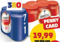 AMSTEL BERE BLONDĂ 5% alcool 7+1x330 ml