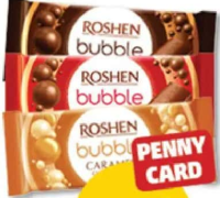 Roshen Ciocolată aerată diverse sortimente 80 g