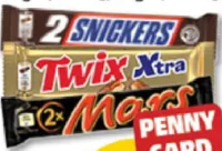 Snickers / Twix Extra Twin / Mars King Size Batoane cu ciocolată 75 g / 70 g
