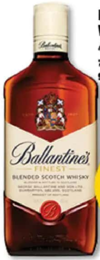 BALLANTINE'S WHISKY 40% alcool 700 ml