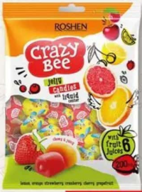Roshen Jeleuri crazy bee mix de fructe 200g