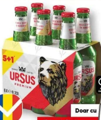 Ursus Pachet bere (5+1)x0,33L / 6x0,33L 1,98L