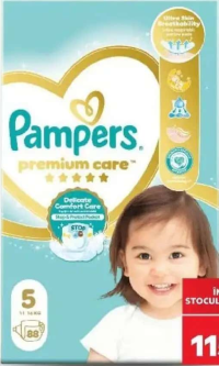 PAMPERS PREMIUM CARE Scutece pentru copii mărimea 3 / 4 / 5 120 / 104 / 88 buc