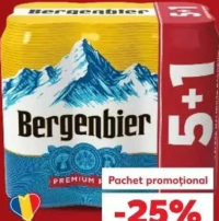 BERGENBIER Bere blondă 5% alcool 6x0,5 l