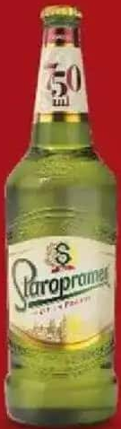 STAROPRAMEN Bere blondă 5% alcool 0,75 l