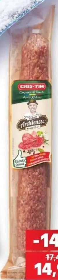 Cris-Tim Salam Ardelenesc 280 g
