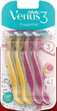 Gillette Venus 3 Aparate de ras pentru femei dragonfruit / color 4 buc