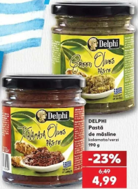 Delphi Pastă de măsline kalamata/verzi 190 g