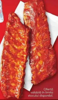 Loin Ribs Barbecue Scăricică de porc marinată kg