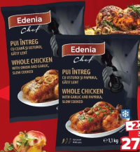 EDENIA CHEF Pui întreg cu ceapă și usturoi / usturoi și paprika 1,1 kg