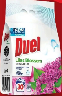 DUEL Detergent automat pentru rufe lilac blossom 30 de utilizări 2,7 kg