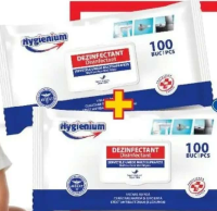 HYGIENIUM Șervețele umede dezinfectante multisuprafețe 100 buc