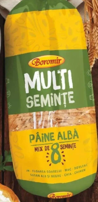 BOROMIR Pâine din făină albă de grâu feliată 700 g