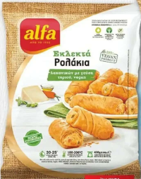 ALFA Mini rulouri vegetale aromă de brânză 450g