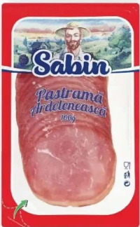 SABIN Pastramă ardelenească feliată 100 g