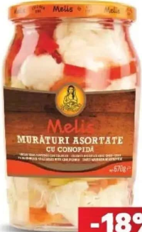 MELIS Murături asortate cu conopidă 670 g