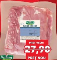 Purland Cotlet de porc fără os bucată vacuum kg