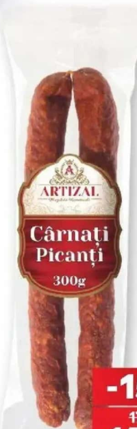 ARTIZAL Cârnați picanți 300 g