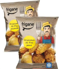 FRIGANE Aripioare de pui pane / picante 500 g