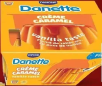 Danette Cremă de zahăr ars 1,7% grăsime 4x95g
