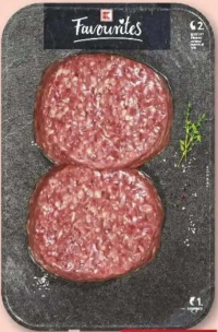 K-Favourites Hamburger de vită Argentina 260g