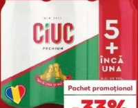 CIUC PREMIUM Bere blondă 5% alcool 6x0,5 l