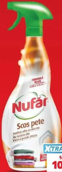 NUFĂR Soluție pentru scos pete 500 ml