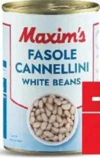 MAXIM'S Fasole albă cannellini 400 g