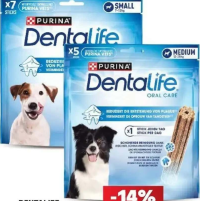 Purina Dentalife Hrană complementară pentru câini adulți 115 g / 142 g