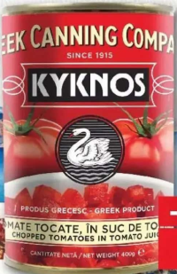 Kyknos Tomate tocate în suc de tomate 400 g