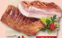 Piept de porc afumat, cu os 100 g