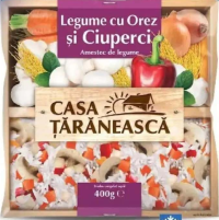 CASA ȚĂRĂNEASCĂ Amestec de legume cu orez diverse sortimente 400 g