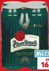 Pilsner Urquell Bere blondă 4,4% alcool 4 x 0,5 l