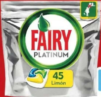 FAIRY PLATINUM Capsule pentru mașina de spălat vase lămâie 45 buc