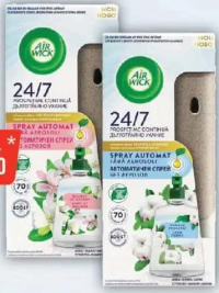 Air Wick Naturmatic Odorizant de cameră fără aerosoli, Buchet de iasomie/Bumbac proaspăt, 15ml