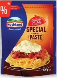 HOCHLAND DELICII CALDE BRÂNZĂ PENTRU PASTE, 100G