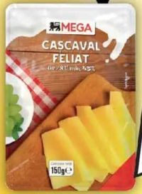Mega Cașcaval feliat 150g