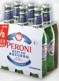 Peroni Nastro Azzurro bere blondă 6x0.33L